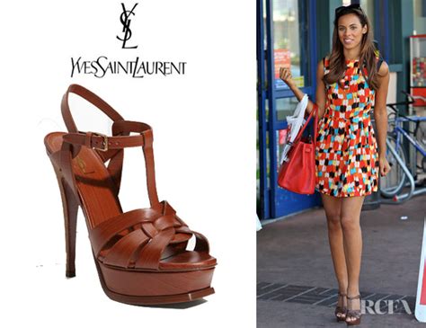 ysl tribute sandal|celebrities wearing ysl tribute sandals.